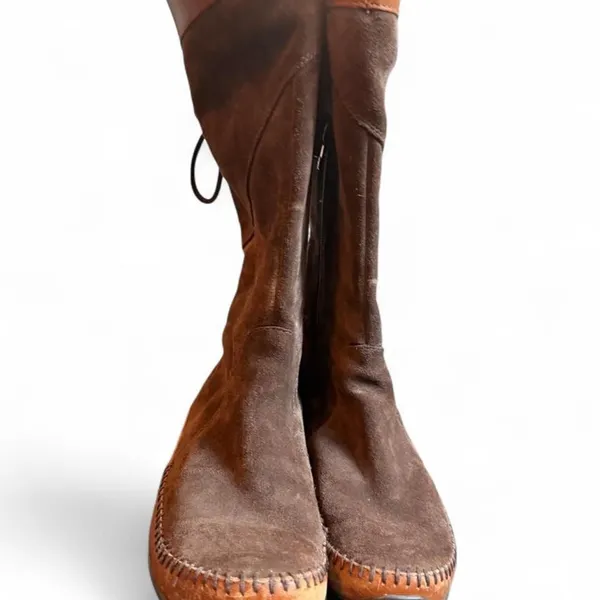 The North Face Janey Primaloft Suede Leather Winter Boots Women’s Size 8 Brown - Image 7