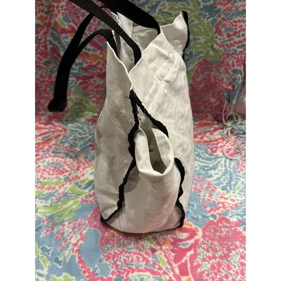 Vintage Walt Disney World Mickey Mouse‎ Silhouette Canvas Tote Bag - Image 5