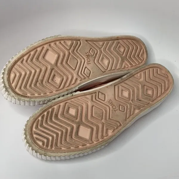Toms slip on mules size‎ 8 pink white - Image 8