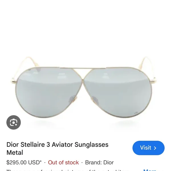 Dior  Aviator Sunglasses - Image 4