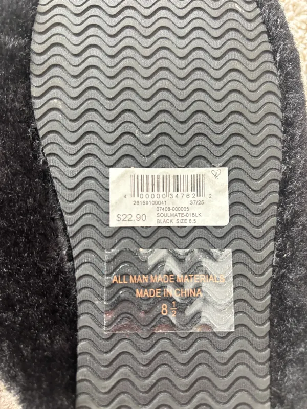 Windsor Brand New Black Slippers - Image 5