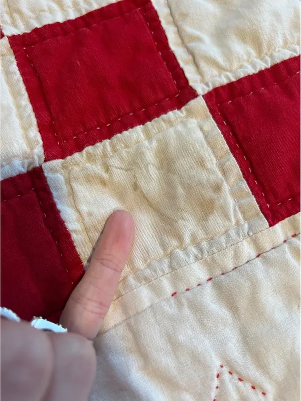 Vintage Handmade Oversized Quilt Coat - Image 6