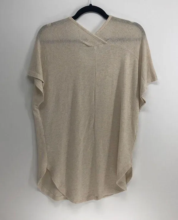 She + Sky top cotton knit oversized top coastal Grandma summer longline size M - Image 6