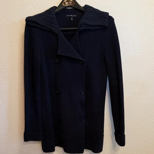 ⚓️⚓️⚓️BOGOHO ⚓️⚓️⚓️GAP Navy Double-Breasted Women's Sweater-Small - Image 2