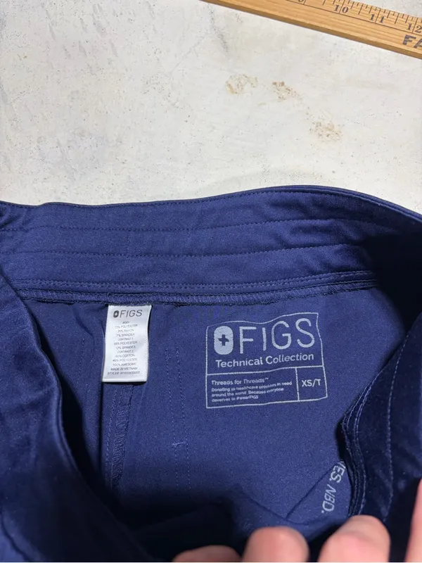 Figs Navy Jogger Pants XS/T - Image 3
