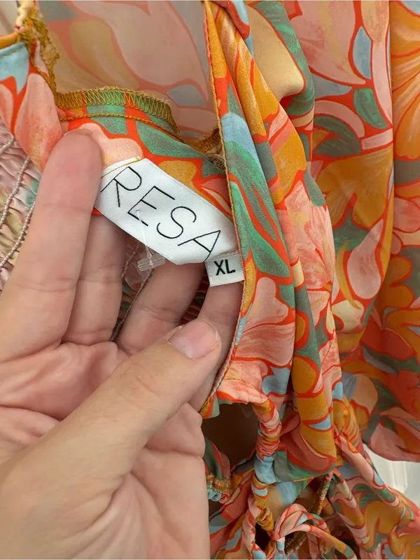 RESA Cut-Out Retro-Inspired Mini Dress Size XL - Image 4