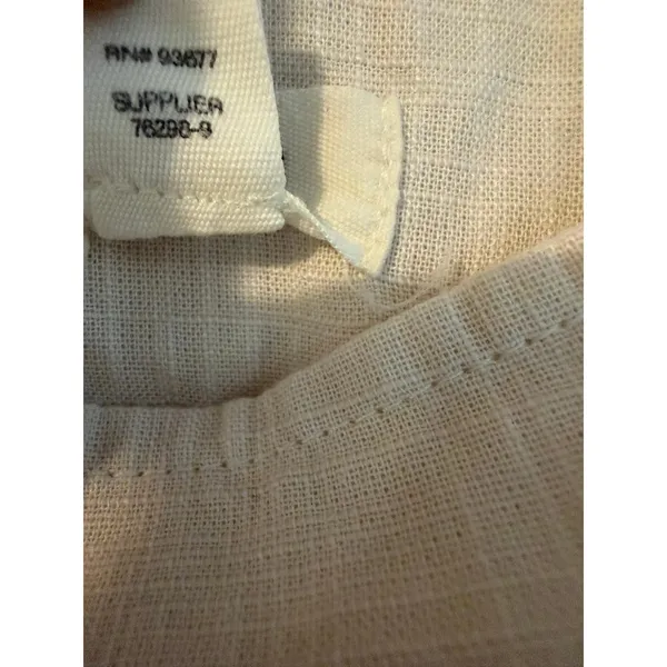 ana a new‎ approach Birch White Embroidered Cotton Cami Tank Top XL 356627 - Image 5