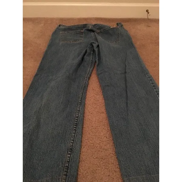 Levi's Misses 16 Stretch Mid Rise Blue Jeans Womens - Image 5