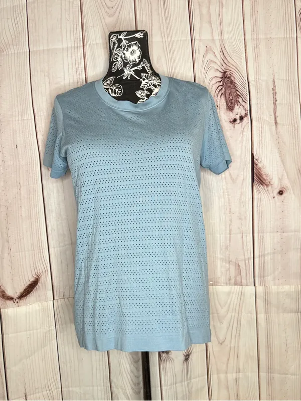 Lululemon Breeze By Short Sleeve *Squad Cascade Blue / Cascade Blue! - Image 2