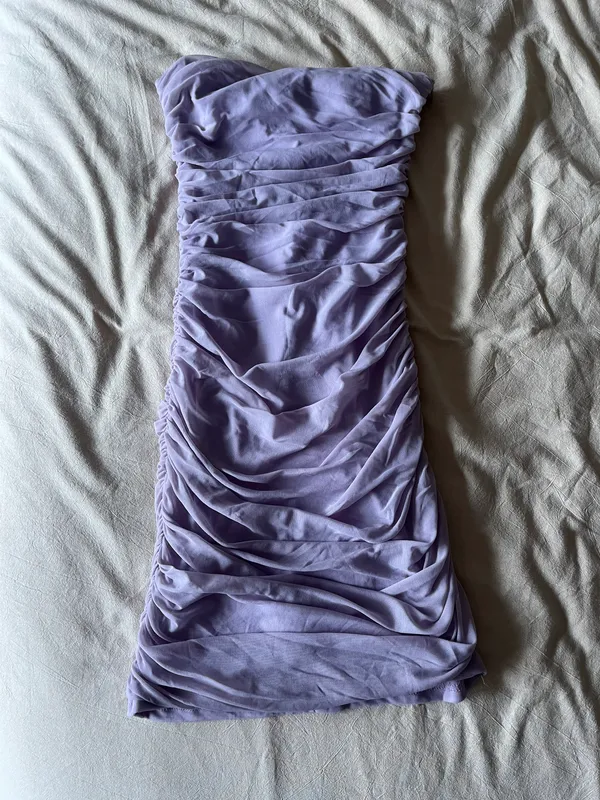 Purple Mesh Dress Size XS - Image 2
