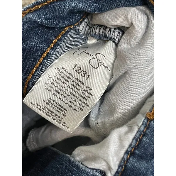 Jessica Simpson Blue Mid Rise Boot Cut Jeans 12 - Image 3