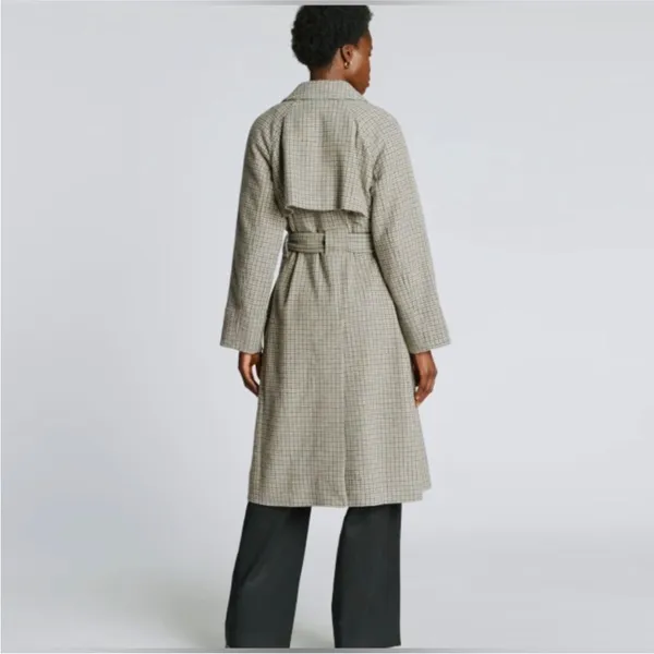 Everlane Italian Rewool trench NEW - Image 2