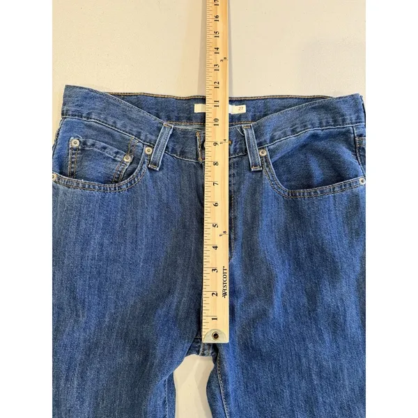 Levis Middy Straight Jeans Women 30** Relaxed 100% Cotton Travel Minimal Concert - Image 6