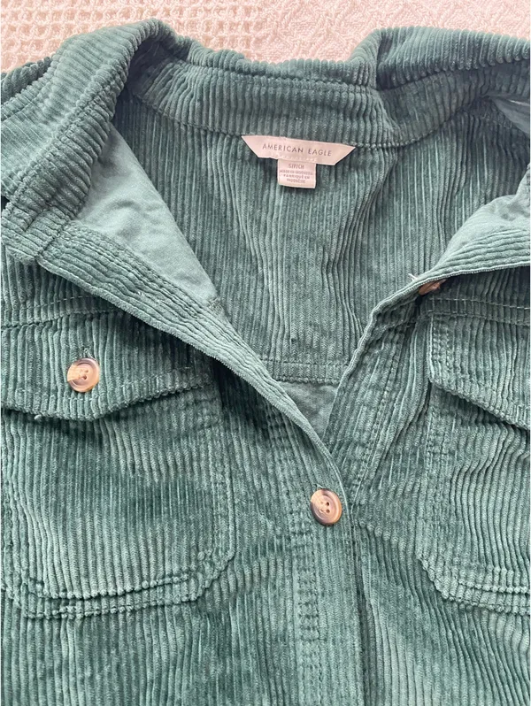 American eagle green corduroy dress - Image 2