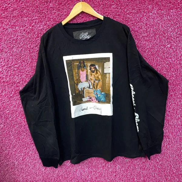 Cheech & Chong 90's Era Photo Print Long Sleeve T-Shirt XL - Image 3