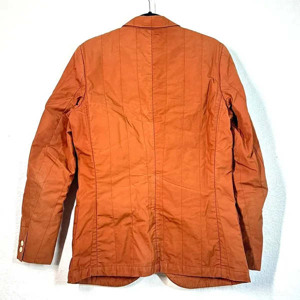 Vintage S Jacket Blazer quilted Levi's California vertical-stitched Barn Coat - Image 3