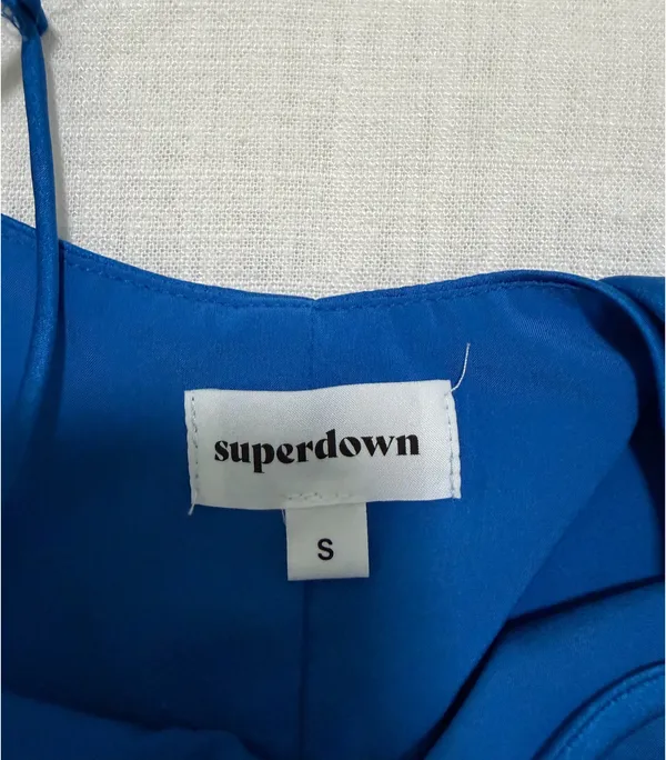 Superdown Revolve Blue Top - Image 2