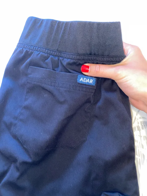 Adar Amazon Scrub Pants in Black - Image 2