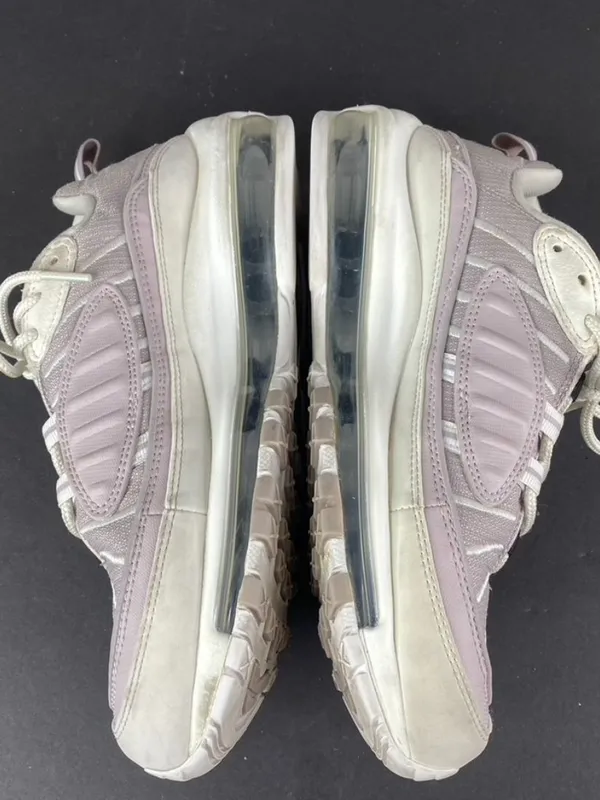 Nike Air Max 98 Summit White Violet Ash Gray Sneakers Size 7.5 - Image 8