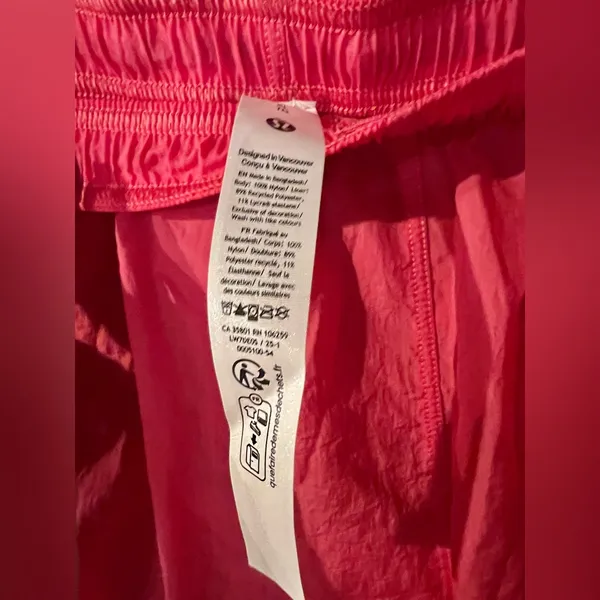 Lululemon Running Short Mid-Rise 3” Lined Sz XL Gym Yoga Desert Red NWT Athletic - Image 7