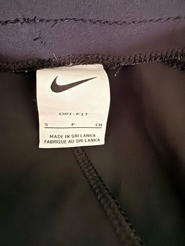 Womens Nike Flex Bliss Luxe 7/8 Training Pants Dark Smoke Gray - Image 6