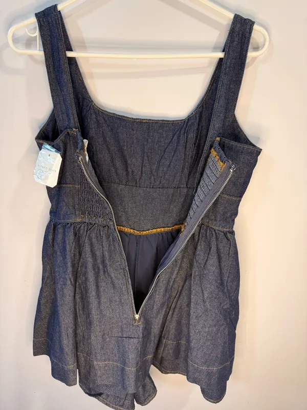 Altar'd State Denim Romper Size S - Image 3