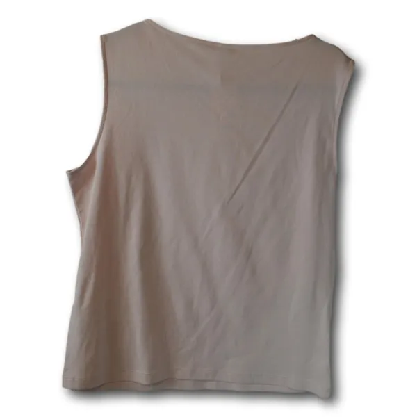 Uniqlo Women’s Sleeveless Tank Top Pink Cotton Basic Tee Size XL - Image 2