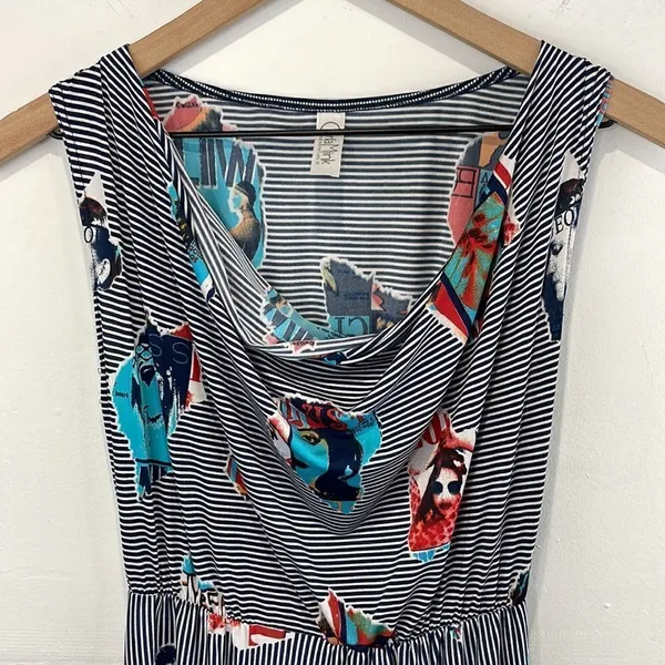 Carla Mink Retro Pop Art Photo Print dress size XS - Image 4