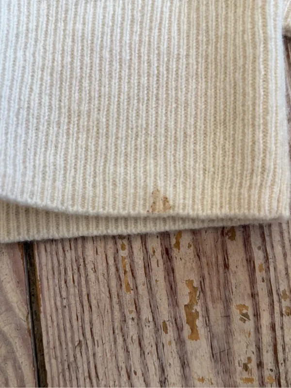 J Crew/Net a Porter 100% wool sweater - small spot in pic size small - Image 2