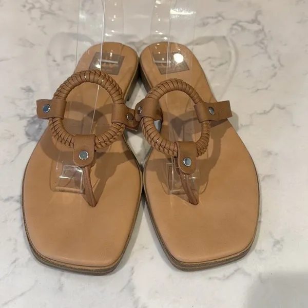 Dolce Vita Women's MECCA Square Toe Flat Sandal Slides size 7.5 - Image 5