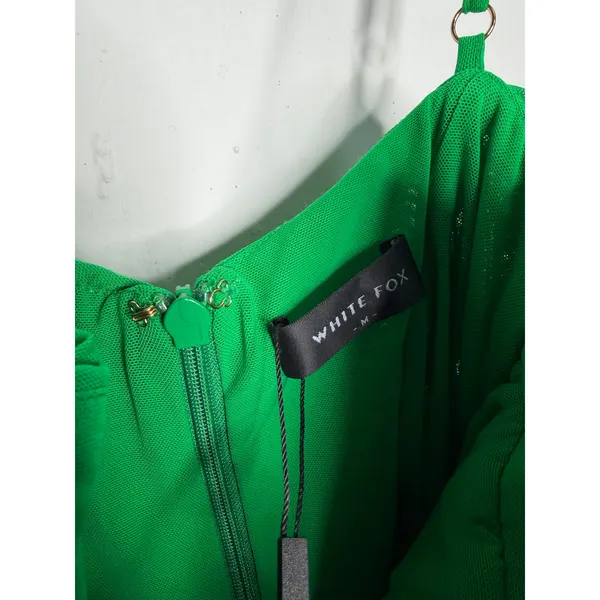 NEW White Fox Midnight Adventures Mini Dress Green Size 4 - Image 2
