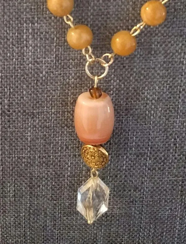 Agate & Jade Necklace - Image 2