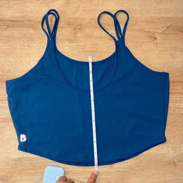 BuffBunny Double-Strap Spin Crop Top- Blue - Size X-Large - Image 6