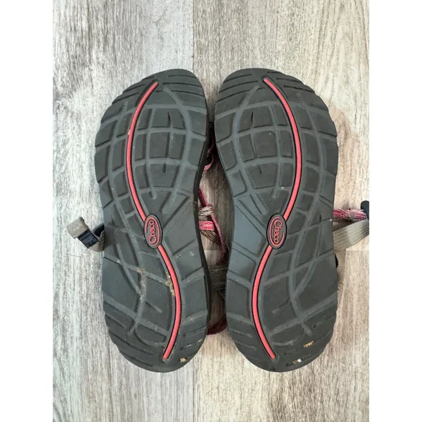 Chacos Z/Cloud 2 Womens Size 10 Pink Grey Strappy Toe Loop‎ Hiking Sandals - Image 2