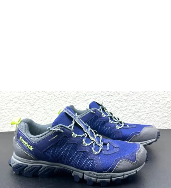 Reebok DMX Ride Trail Shoes Size 7 Women's Blue/Yellow Trail Sneakers - Image 8