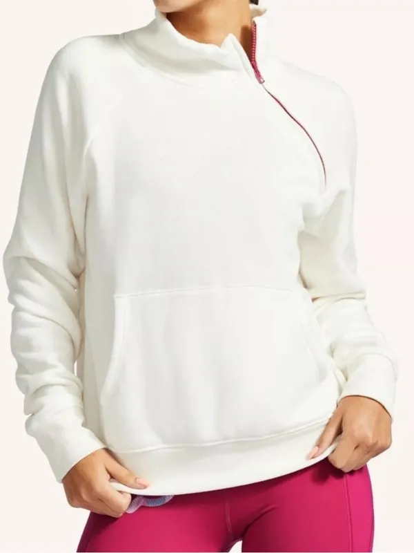 Peloton Incline Side Zip Pullover Sweatshirt Small - Image 2
