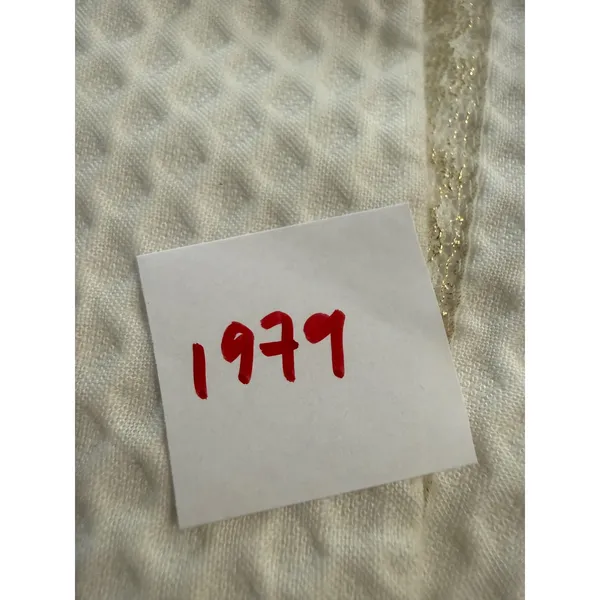 Lilly Pulitzer White Seersucker‎ Gold Soutache V-Neck Shift Dress Size 00 - Image 11