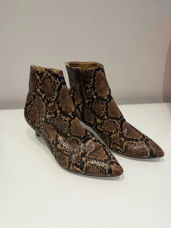 H&M Faux Snake Skin Booties - Image 2