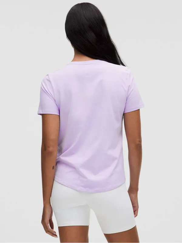 Lululemon Love V-Neck SS T-Shirt – Lavender Frost – 6 - Image 2