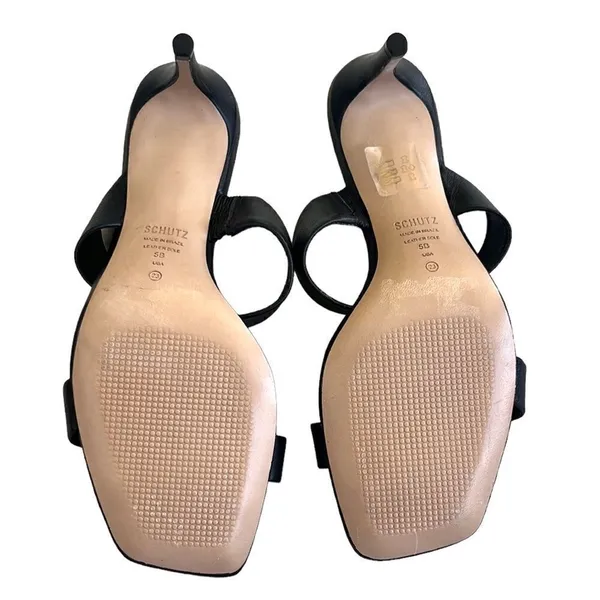 Like New SCHUTZ Leather Heels - Image 8