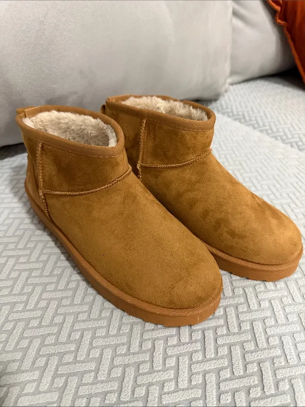 Women's Rock & Candy IDOL Faux Fur Lined Soft Comfy Pull On Boot Brown Sz 7.5 - Image 2