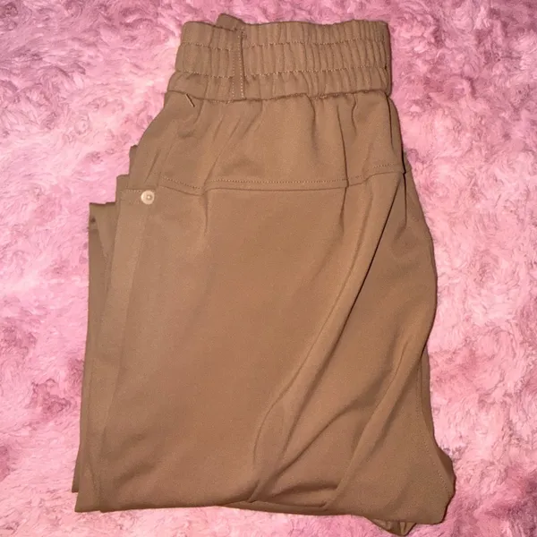 ZYIA Active Brown Athleisure Jogger Pants Size‎ XS Elastic Waist - Image 9
