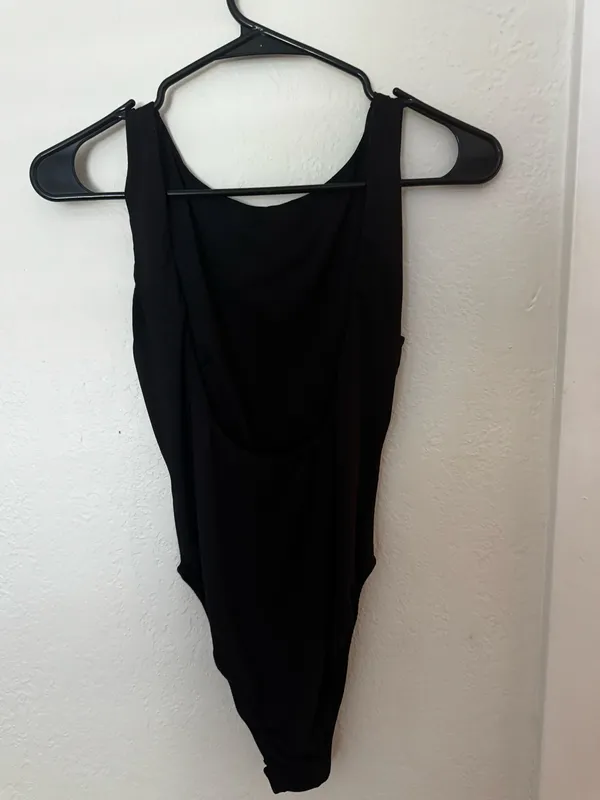 Princess Polly Black Backless Body Suit - Image 4