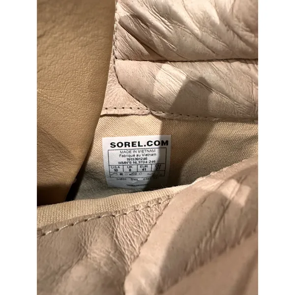 Sorel Lennox‎ Hiker Boots Womens 10 Tan Waterproof Leather NL3704-246 Excellent - Image 7