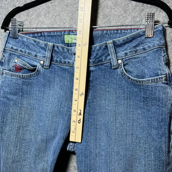 Wrangler Twenty X Jackson Womens 7/8 30 Medium Wash Slim Straight‎ Leg Jeans - Image 5