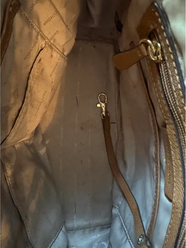 Michael Kors Brown Leather Satchel Handbag - Image 7