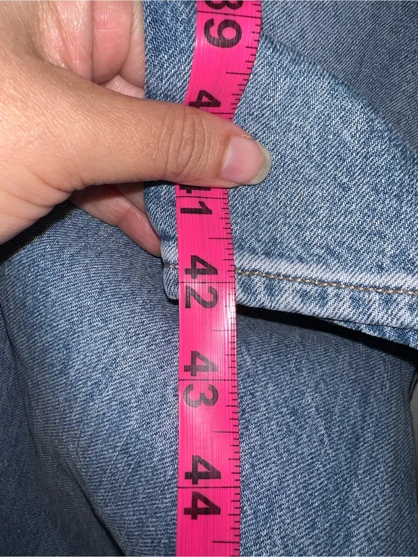 American Eagle Outfitters Baggy Jeans size 0 Light Blue Women's - Image 8