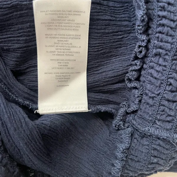 Michael Kors Navy Blouse - Image 7
