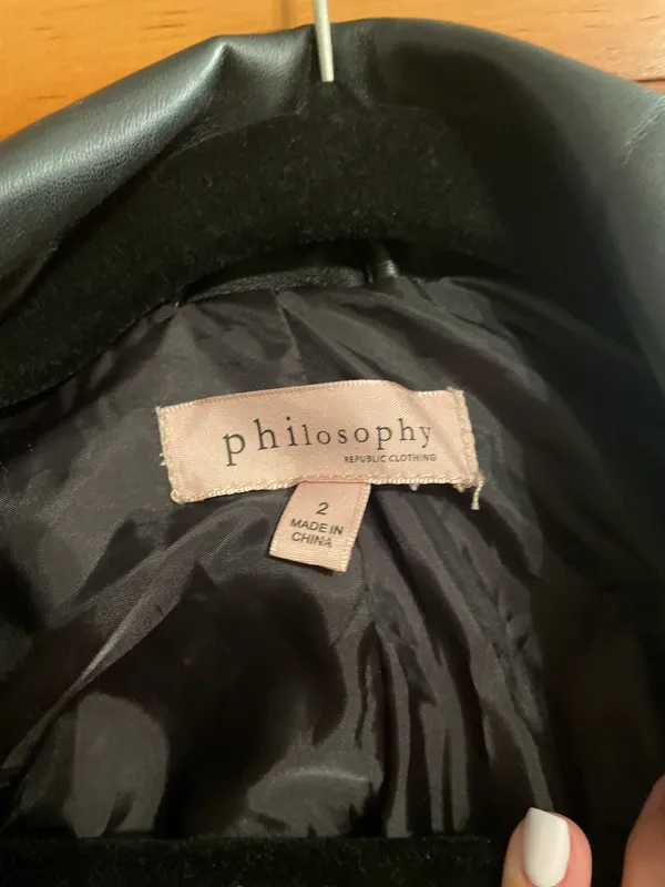 Philosophy Leather Jacket - Image 2