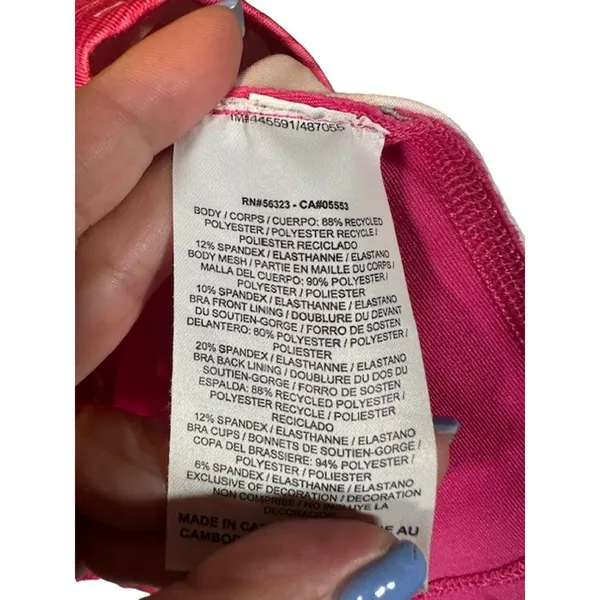 Nike Dri-Fit Pink Speckled Athletic Workout Running Casual Tank Top Women Sz M - Image 9